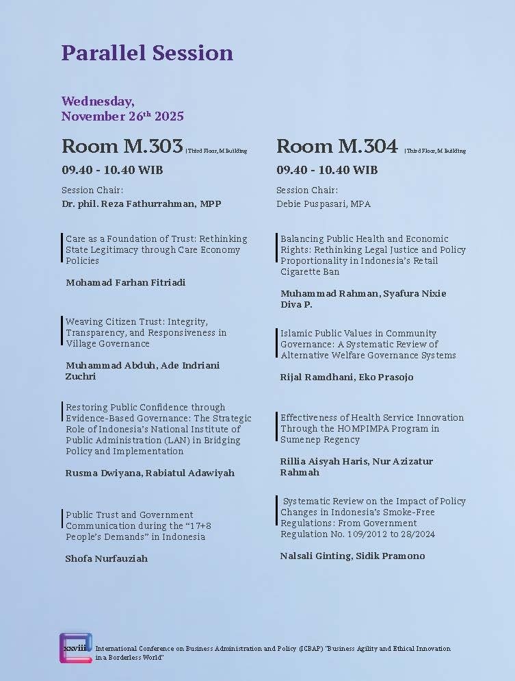 International Conference on Business Administration and Policy (ICBAP) "Business Agility and Ethical Innovation in a Borderless World" - Gambar 23