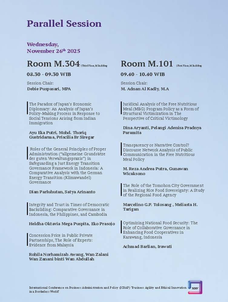 International Conference on Business Administration and Policy (ICBAP) "Business Agility and Ethical Innovation in a Borderless World" - Gambar 20