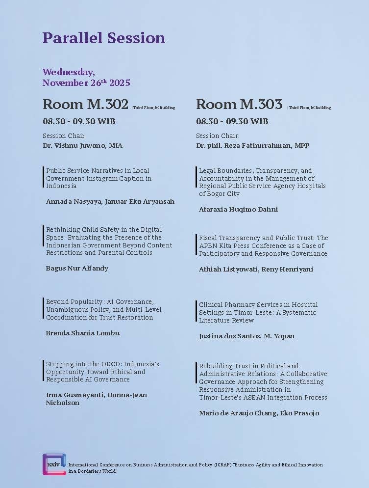 International Conference on Business Administration and Policy (ICBAP) "Business Agility and Ethical Innovation in a Borderless World" - Gambar 28