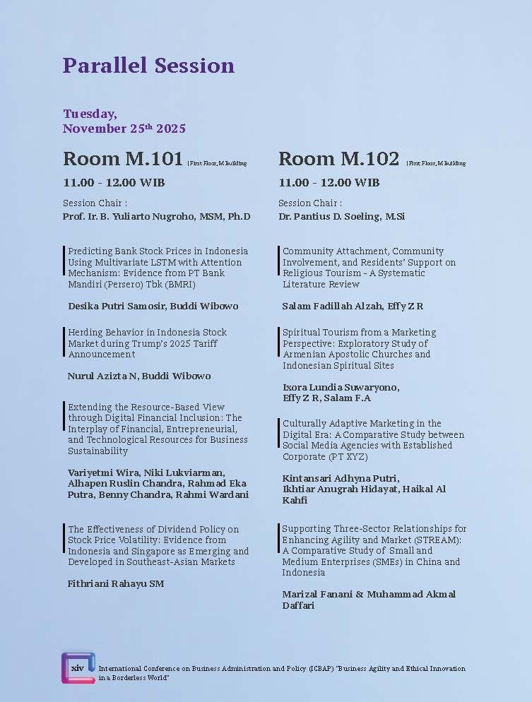 International Conference on Business Administration and Policy (ICBAP) "Business Agility and Ethical Innovation in a Borderless World" - Gambar 34