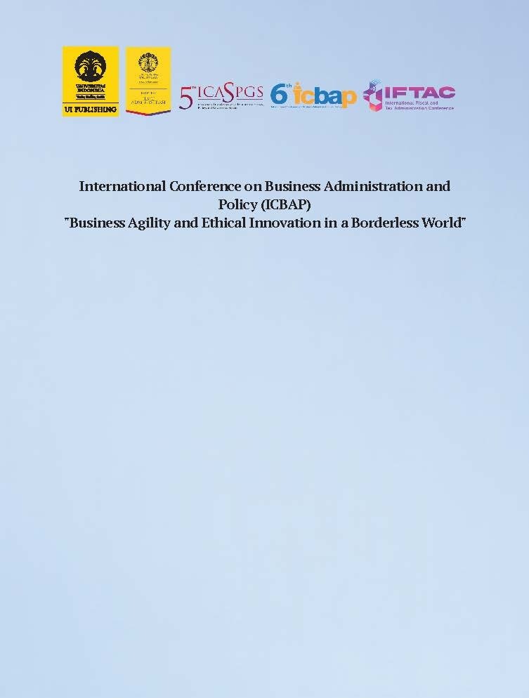 International Conference on Business Administration and Policy (ICBAP) "Business Agility and Ethical Innovation in a Borderless World" - Gambar 3