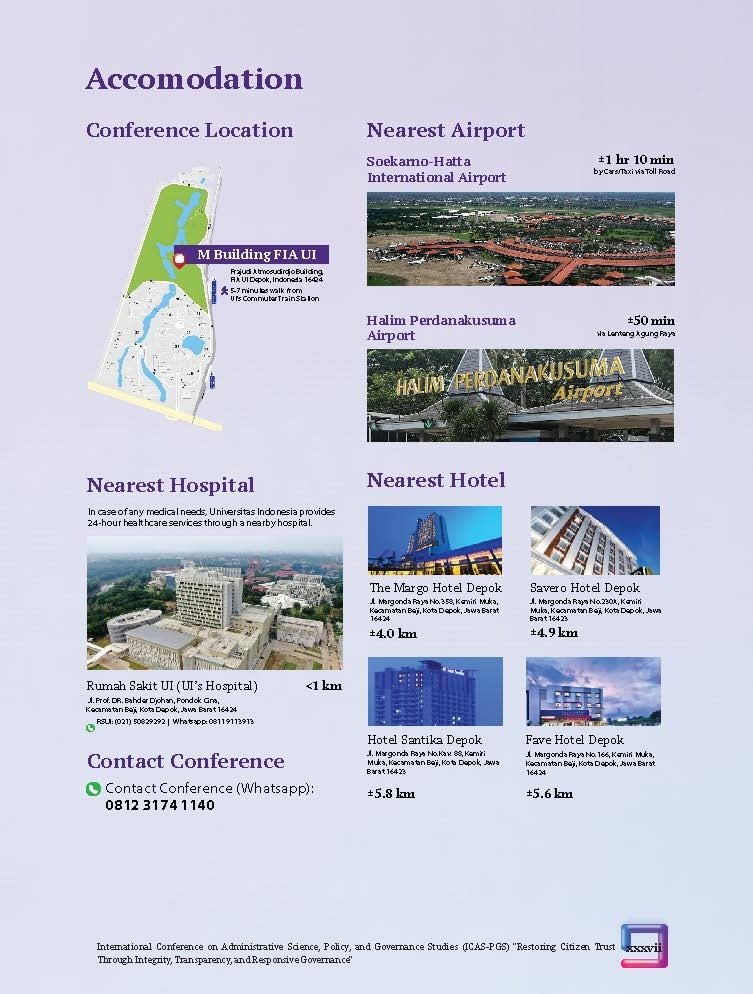 International Conference on Administrative Science, Policy, and Governance Studies (ICAS-PGS) "Restoring Citizen Trust Through Integrity, Transparency, and Responsive Governance" - Gambar 26