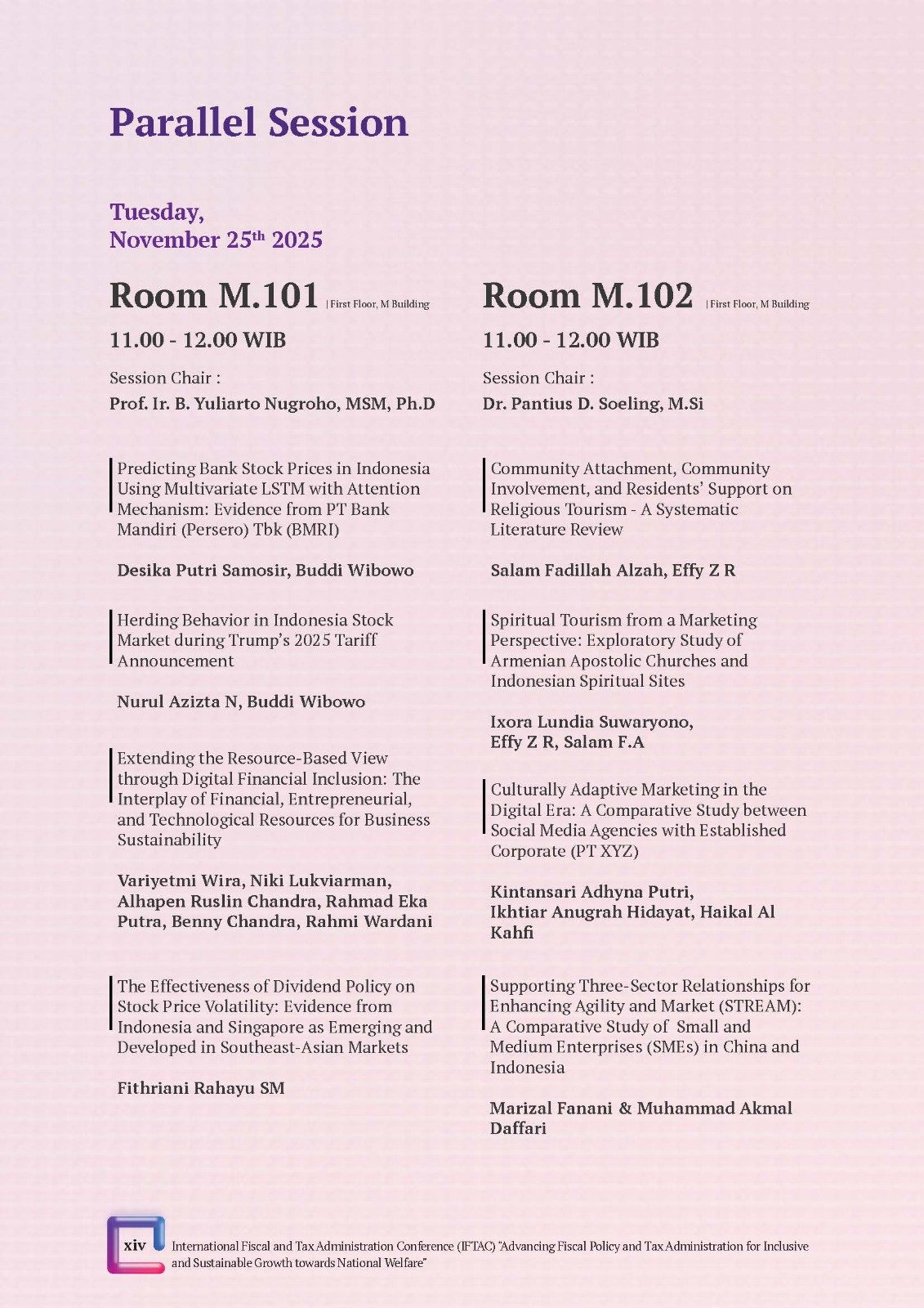 International Fiscal and Tax Administration Conference (IFTAC). Advancing Fiscal Policy and Tax administration for Inclusive and Sustainable Growth towards National Welfare" - Gambar 30