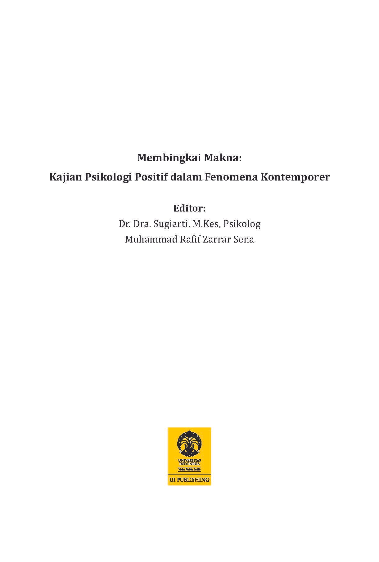 Membingkai Makna: Kajian Psikologi Positif dalam Fenomena Kontemporer - Gambar 12