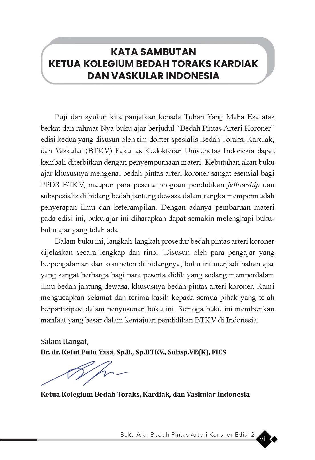 Buku Ajar Bedah Pintas Arteri Koroner Edisi Kedua - Gambar 8