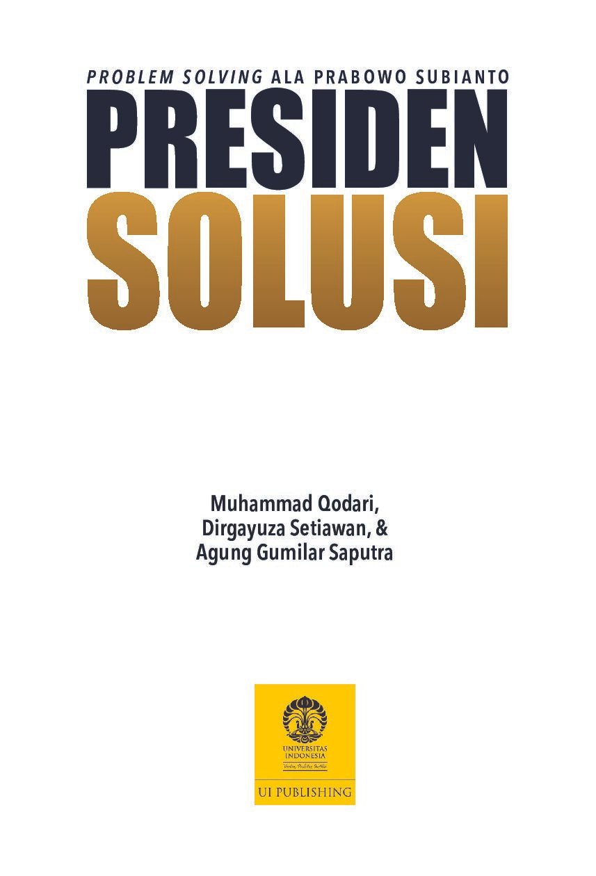 Presiden Solusi: Problem Solving ala Prabowo Subianto - Gambar 2