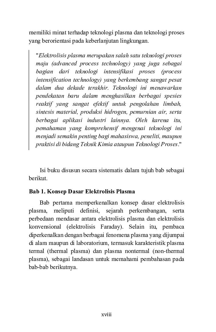 Teknologi & Aplikasi Elektrolisis Plasma (Edisi kedua) - Gambar 11