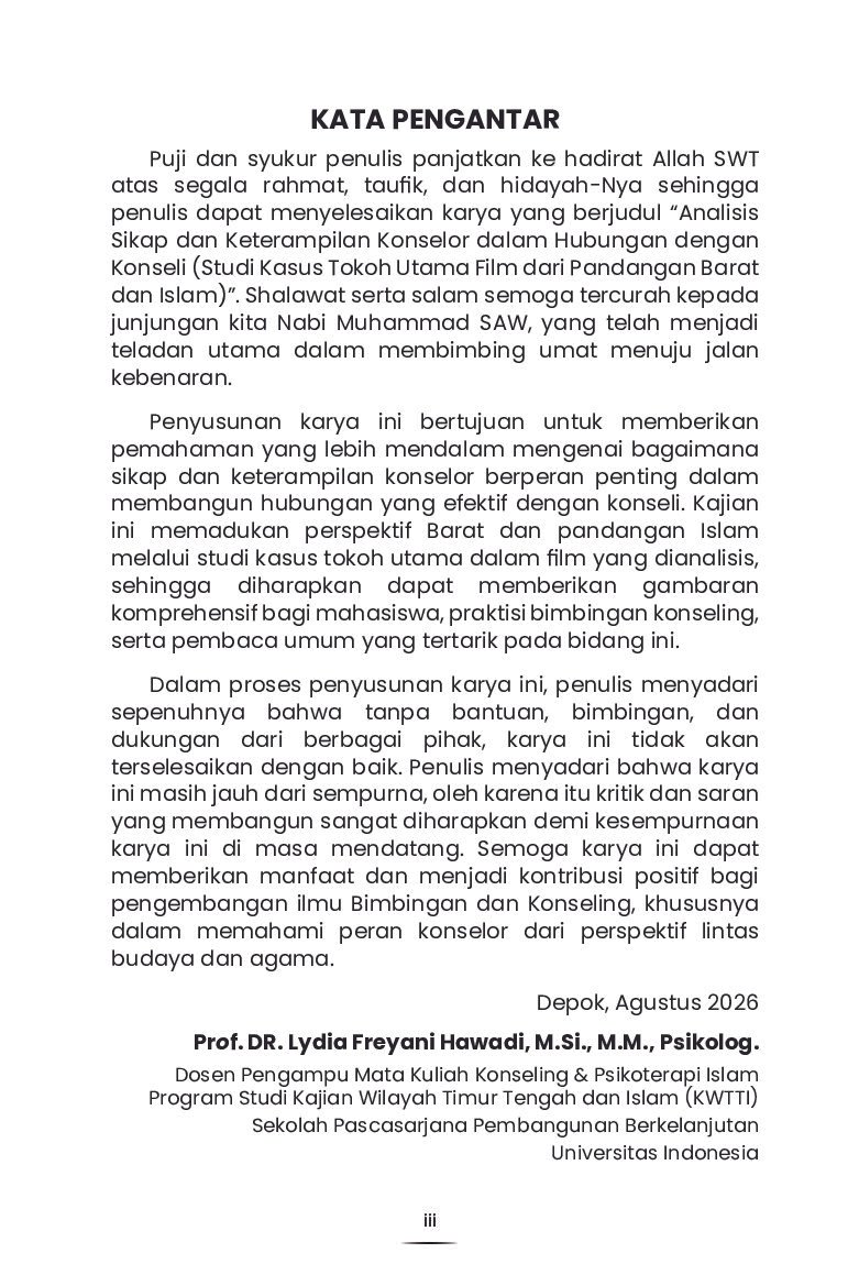 Sikap dan Keterampilan Konselor dalam Hubungan dengan Konseli (Studi Kasus Tokoh Utama Film dari Pandangan Barat dan Islam) - Gambar 4