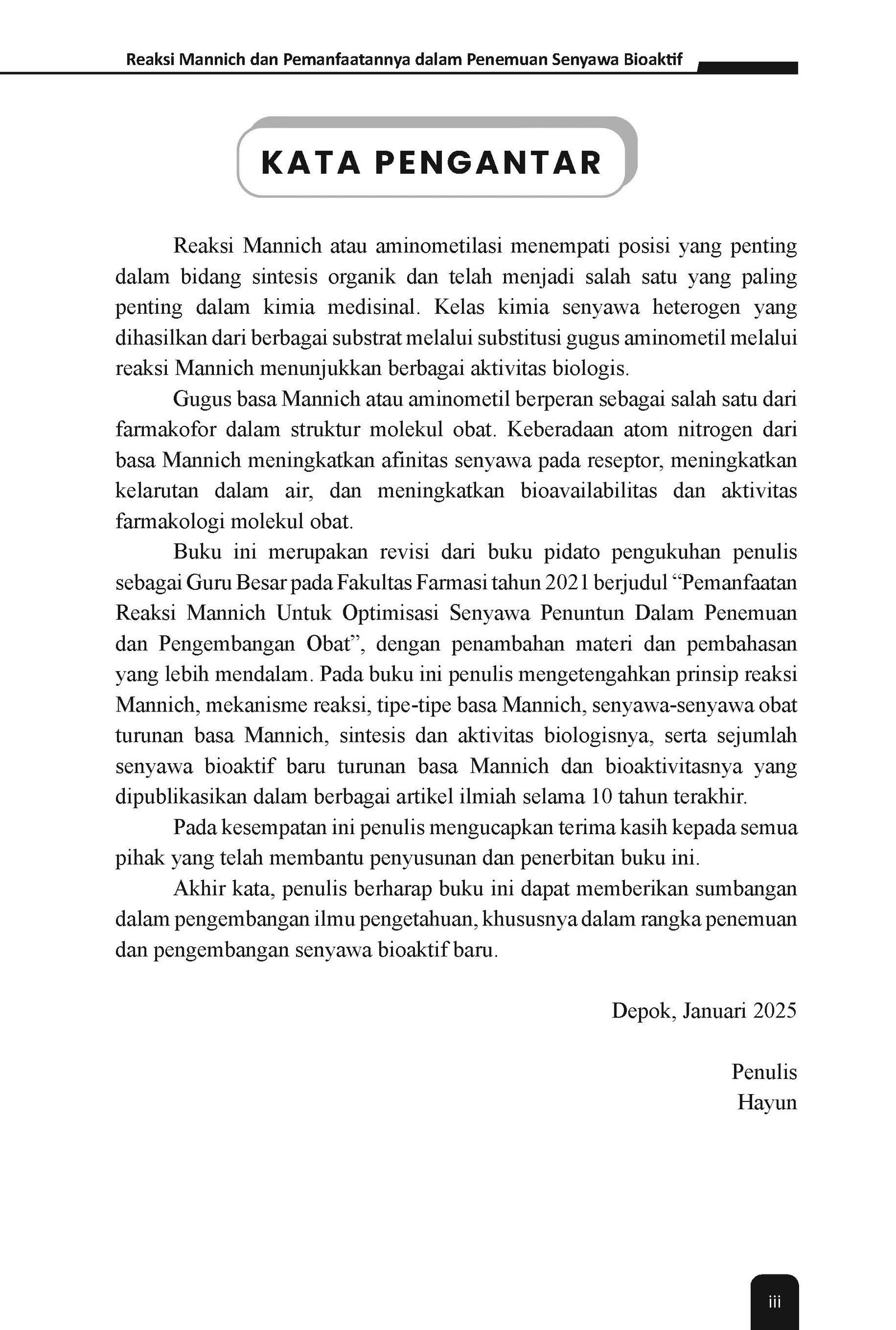 Reaksi Mannich dan Pemanfaatannya dalam Penemuan Senyawa Bioaktif - Gambar 5